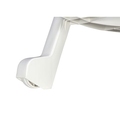 Kit 4 Espregui�adeiras em polipropileno 4 posi��es branca - Leblon