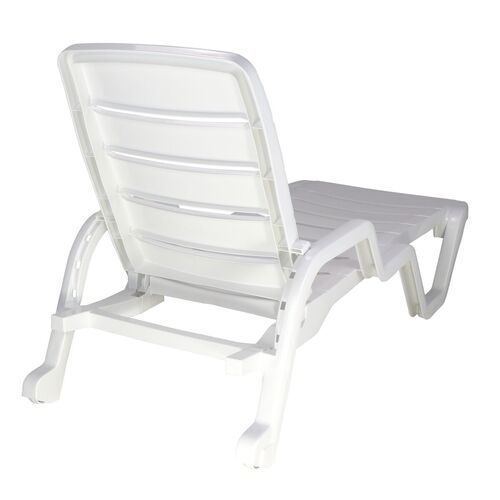 Kit 2 Espregui�adeiras em polipropileno 4 posi��es branca - Leblon