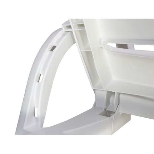 Kit 2 Espregui�adeiras em polipropileno 4 posi��es branca - Leblon