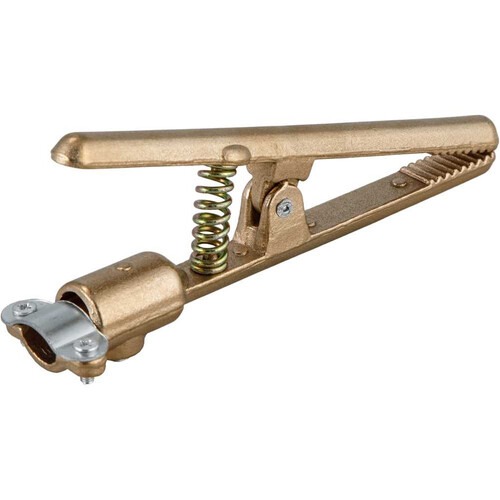 Garra negativa de bronze para solda 500A