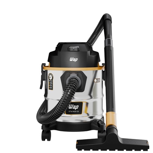 Aspirador de pó e líquido 1600W 12 litros com função soprador - GTW INOX 12i 220V Aspirador de pó e líquido 1600W 12 litros com função soprador - GTW INOX 12i 220V