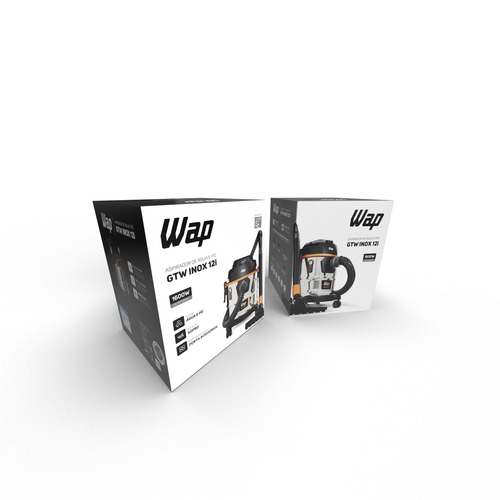 Aspirador de p� e l�quido 1600W 12 litros com fun��o soprador - GTW INOX 12i  110V