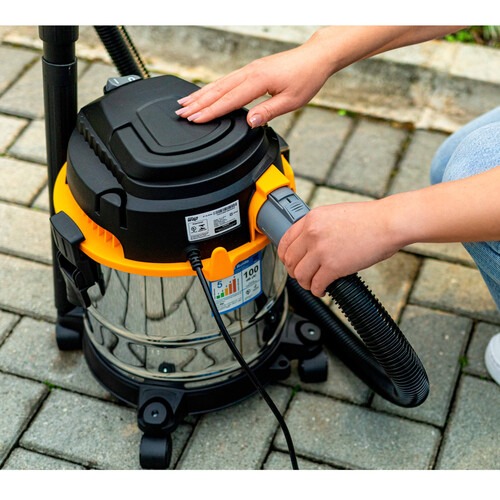 Aspirador de p� e l�quido 1600W 12 litros com fun��o soprador - GTW INOX 12i  110V