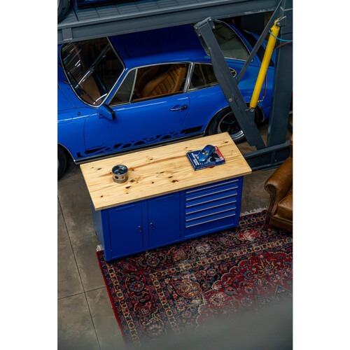 Bancada fechada com 6 gavetas e 2 portas RLL-204