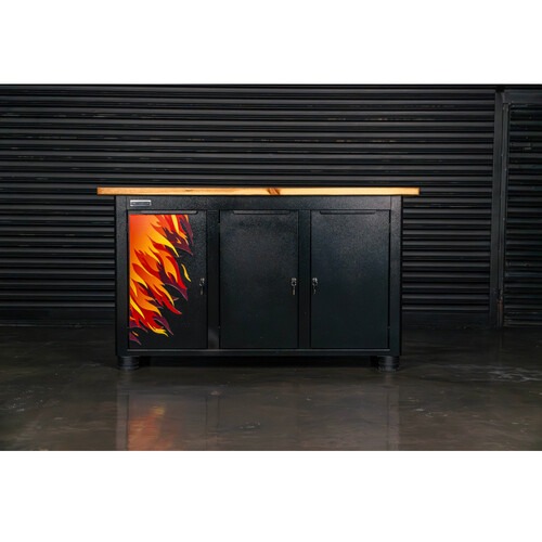 Bancada fechada com 3 portas FIRE - RLL-203 Bancada fechada com 3 portas FIRE - RLL-203