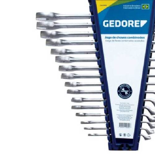 Jogo de chave combinada 1/4 a 1.1/4