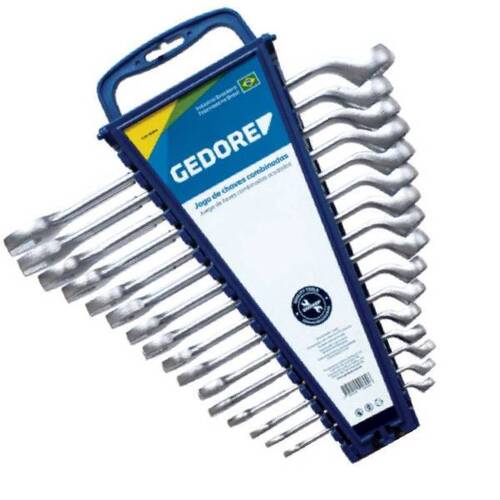 Jogo de chave combinada 1/4 a 1.1/4