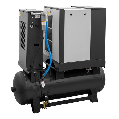 Compressor de ar de parafuso 15 hp 269,5L 7,5 bar trif�sico - SRP 4015E LEAN TS