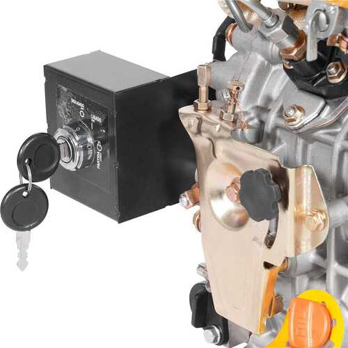 Motor a diesel eixo de 1