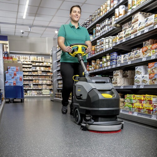 Lavadora Secadora de piso a bateria AGM 350 mm 15L - BD FIT  110V/220V