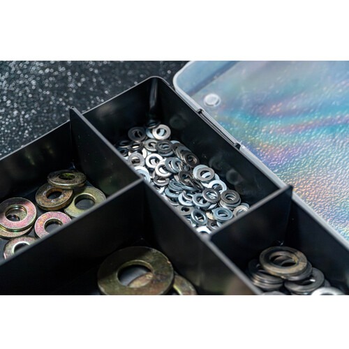 Organizador pl�stico com 12 compartimentos - Doublebox