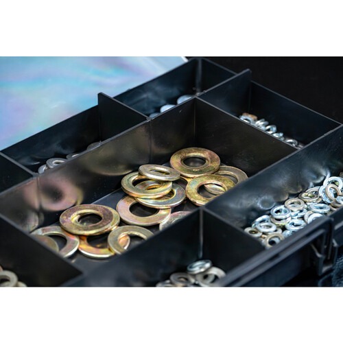 Organizador pl�stico com 12 compartimentos - Doublebox