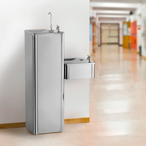 Bebedouro purificador de coluna conjugado - Puripress 40c  220V