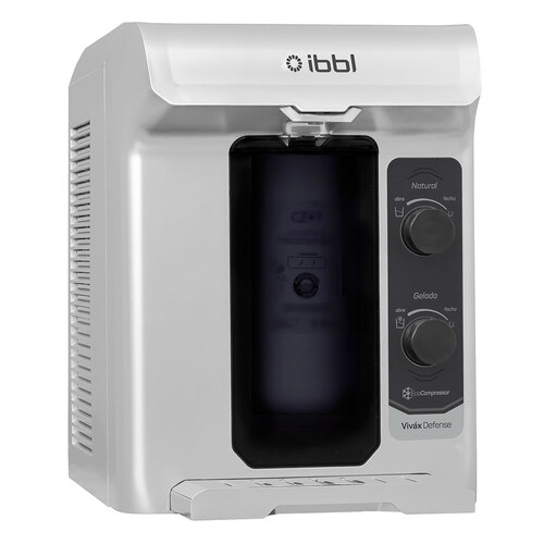 Purificador de �gua natural e gelada com compressor Prata - Viv�x Defense  220V
