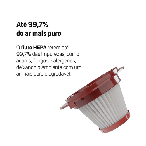 Aspirador de p� 3 em 1 port�til e vertical 1.600 watts - Power Speed Max  110V