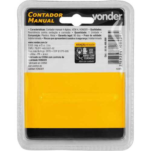 Contador mec�nico com 4 d�gitos - VCM-4