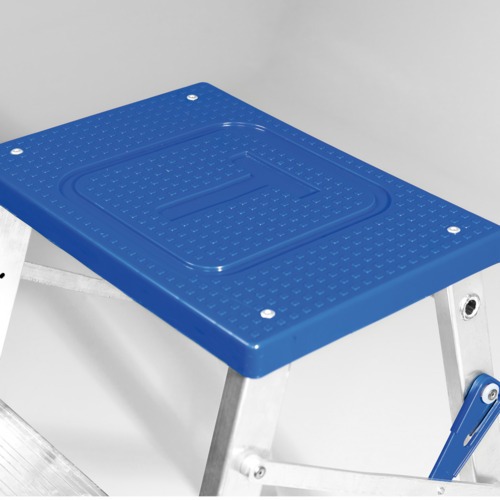 Escada banqueta de alum�nio 2 degraus + patamar - 40000/001