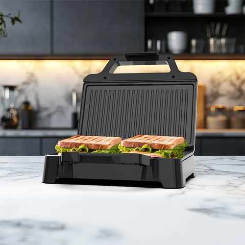 Sanduicheira Grill antiaderente 1000W Inox - OSAN500  220V