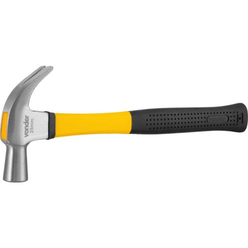 Martelo unha 25 mm cabo de fibra