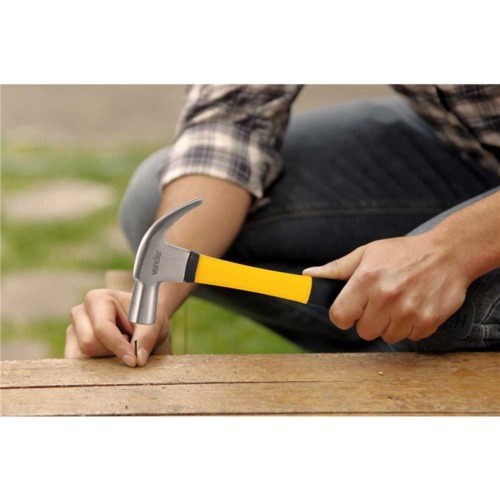 Martelo unha 25 mm cabo de fibra