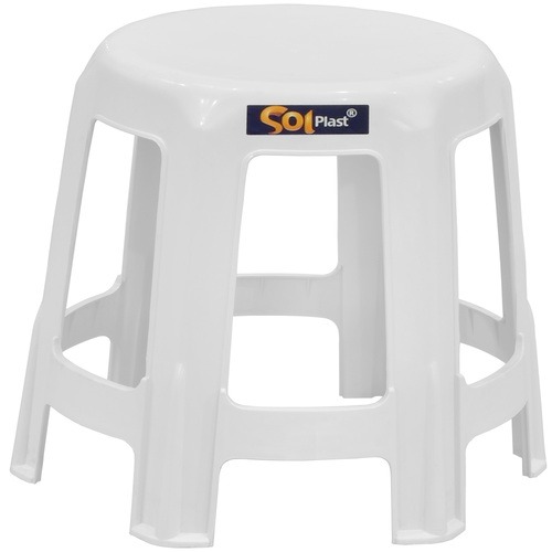 Banqueta pl�stica 6 p�s capacidade 152 Kg - Guaxuma