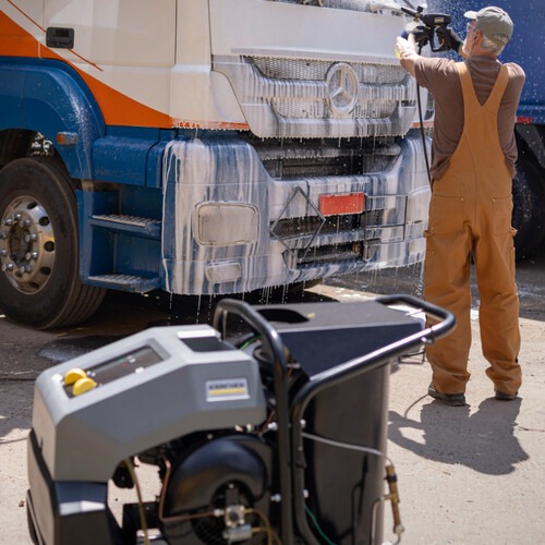 Lavadora de alta pressão água quente 2175 libras trifásica 220V - HDS 8/15-4 Lavadora de alta pressão água quente 2175 libras trifásica 220V - HDS 8/15-4