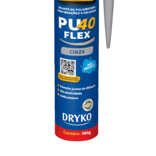 Adesivo selante PU cartucho 360g PU 40 FLEX - Vedatudo