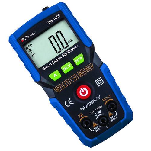Mult�metro digital port�til 300V CAT II AC/DC - SM-1000