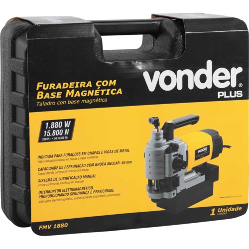 Furadeira com base magnética 1880 watts - FMV 1880 220V Furadeira com base magnética 1880 watts - FMV 1880 220V