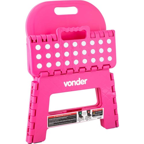 Banqueta pl�stica dobr�vel altura 220 mm com encosto