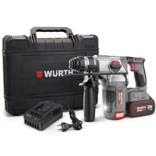 Martelete perfurador e rompedor a bateria 20V 2,8J Brushless SDS-Plus com bateria  110V/220V