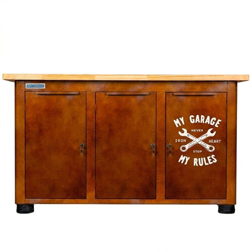 Bancada fechada com 3 portas My Garage RLL-203