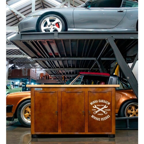 Bancada fechada com 3 portas My Garage RLL-203