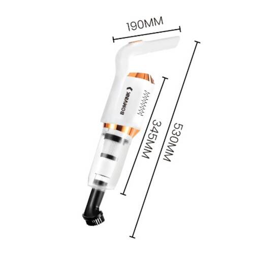 Aspirador de p� port�til 2 em 1 a bateria 7,4V - BOM-7005