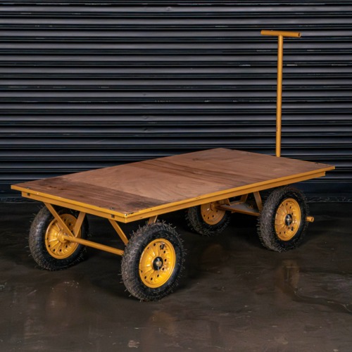 Carro plataforma com tampo em madeira 600 kg - RLL-5802