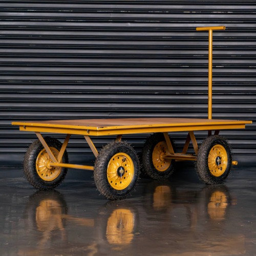 Carro plataforma com tampo em madeira 600 kg - RLL-5802