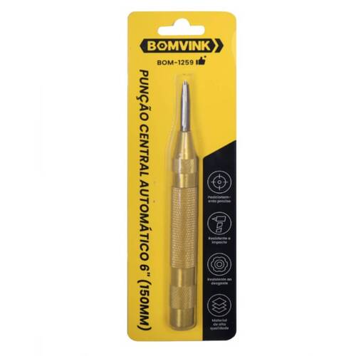 Pun��o de centro 150 mm autom�tico - BOM-1259