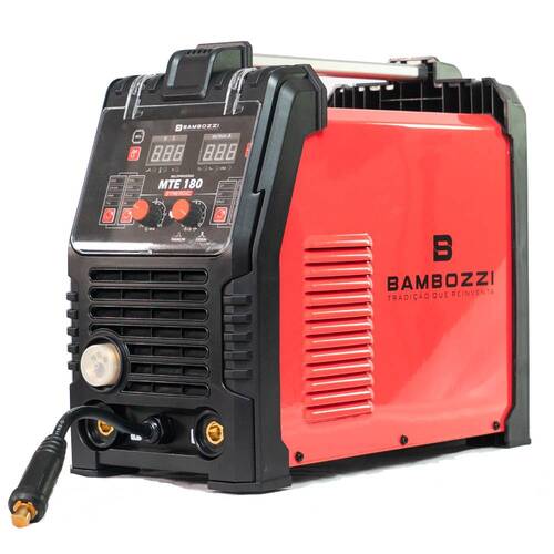 Inversora de solda multiprocesso 180A para Eletrodo Mig e Tig - MTE 180 Synergic  110V/220V