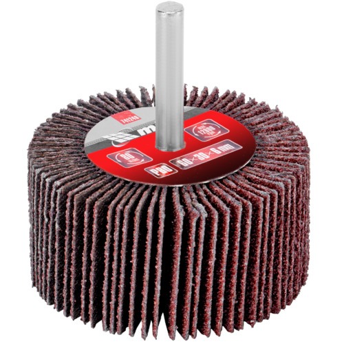 Roda de lixa 60 x 30 mm com haste - 741249