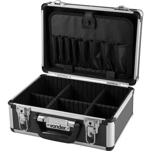 Maleta para ferramentas profissional prata 330 x 250 x 154 mm - MFV 135 Maleta para ferramentas profissional prata 330 x 250 x 154 mm - MFV 135