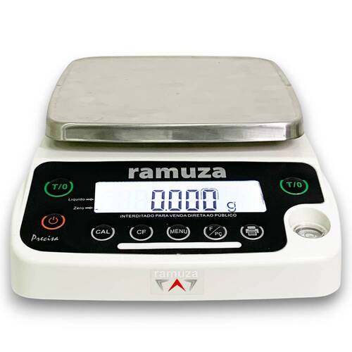 Balan�a digital de precis�o 5200g x 0,01g com prato inox - Precisa 5200.2  110V/220V