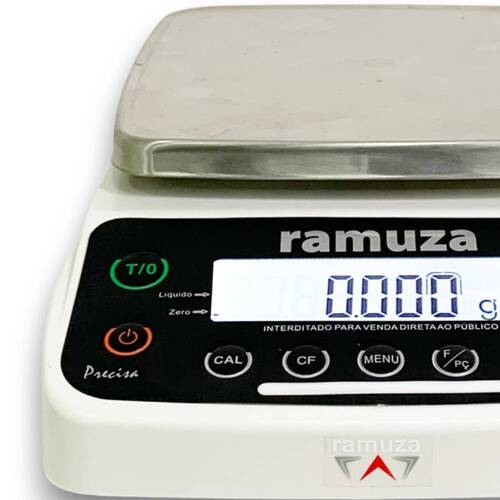 Balan�a digital de precis�o 5200g x 0,01g com prato inox - Precisa 5200.2  110V/220V