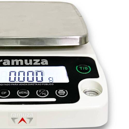 Balan�a digital de precis�o 5200g x 0,01g com prato inox - Precisa 5200.2  110V/220V