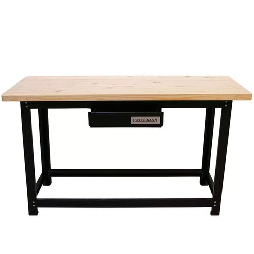 Bancada desmont�vel aberta 1.500 x 600 mm com tampo de pinus
