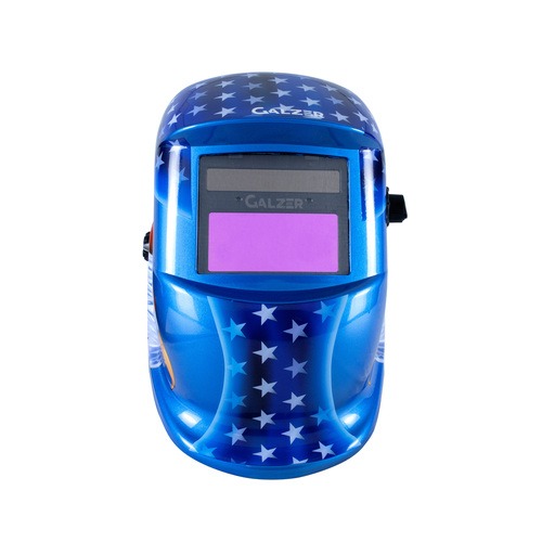 M�scara de solda com escurecimento autom�tico tonalidade 9 a 13 �guia azul - CX25