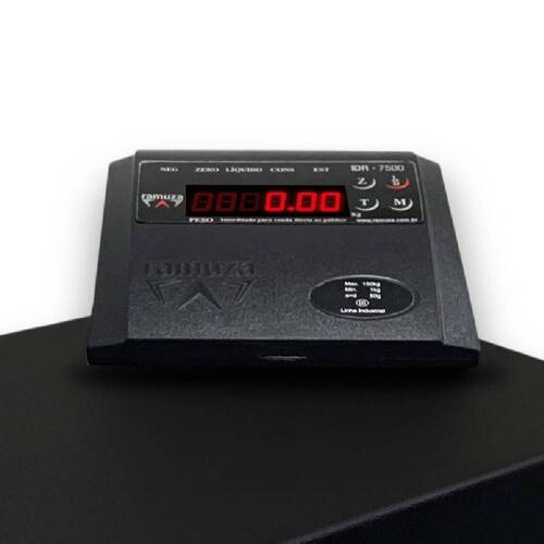 Balan�a digital com plataforma em a�o carbono 300 Kg x 50 g - DP  110V/220V