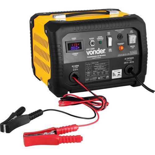 Carregador de bateria port�til 12 volts - CBV1600  220V