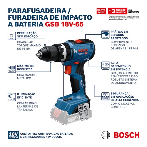 Furadeira Parafusadeira de impacto 1/2
