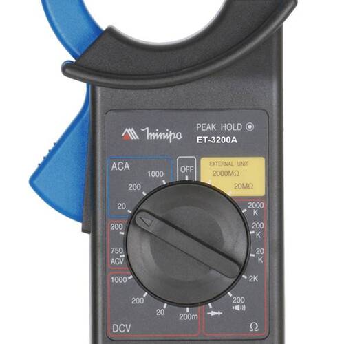 Alicate amper�metro digital abertura de at� 57 mm - ET-3200A