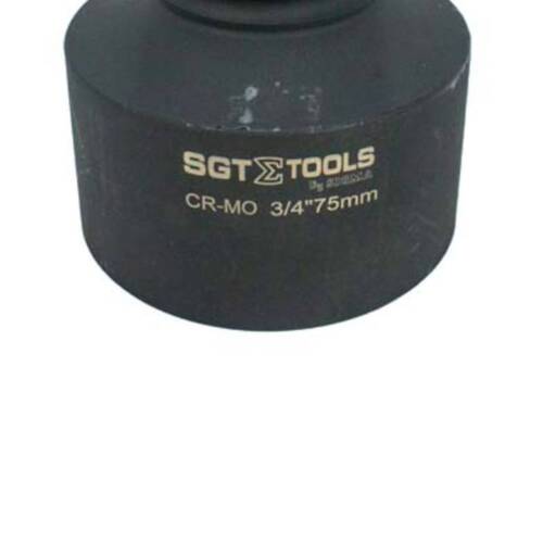 Soquete sextavado de impacto longo 75 mm encaixe 3/4